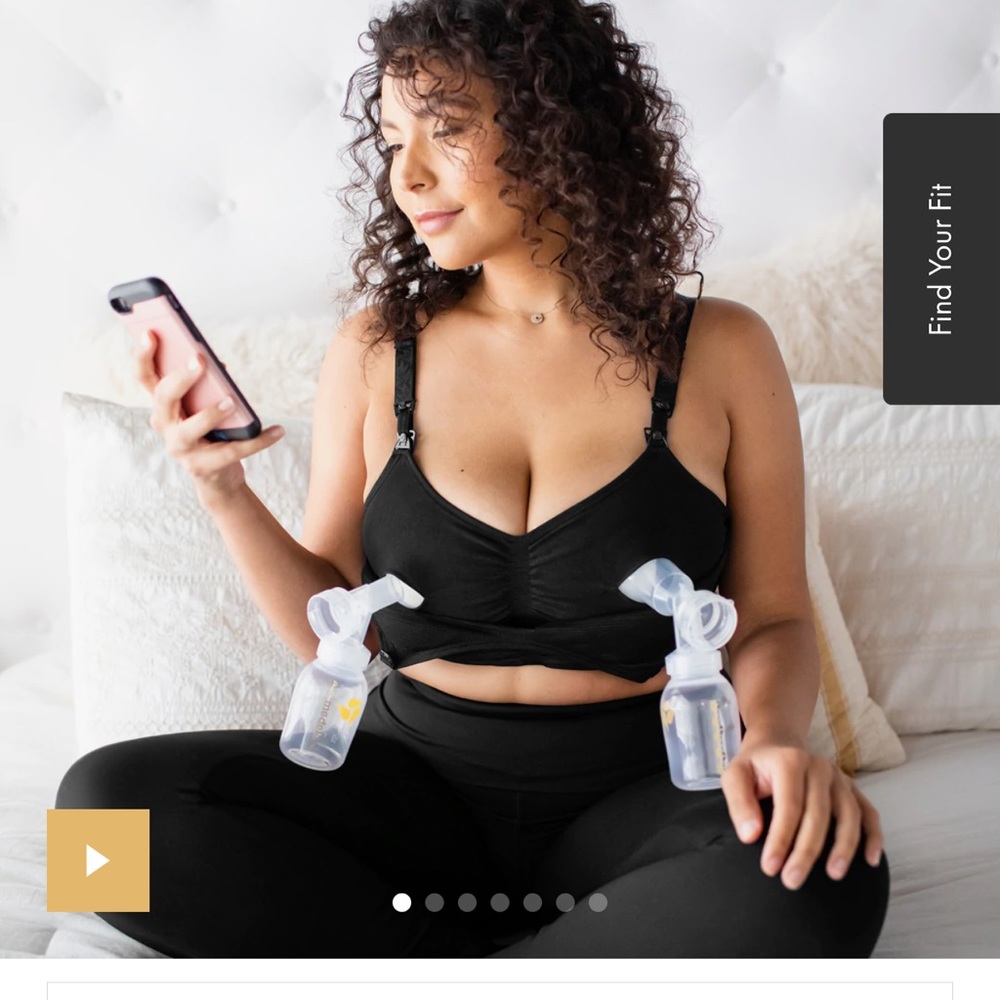 Kindred Bravely Sublime Hands-Free Pumping & Nursing Bra black